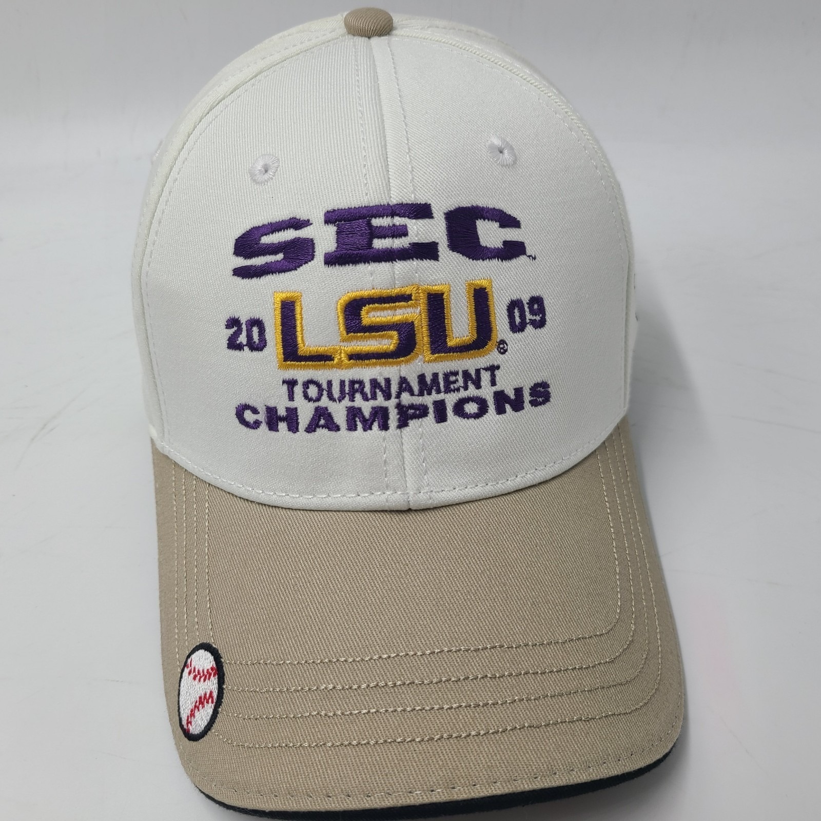 Lsu Tigers Hat Adjustable The Game 2009 Sec Baseball Tournament Champions Ncaa